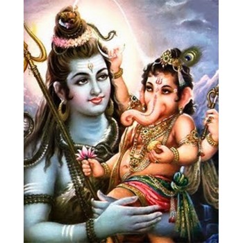 Lord Shiva and Ganapathy